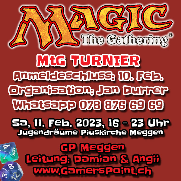 MTG Turnier 11. Februar 2023 Meggen